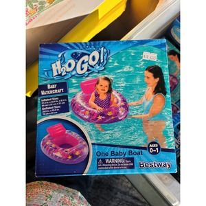 Baby boat- baby watercraft ages 0-1. Smooth leg holes